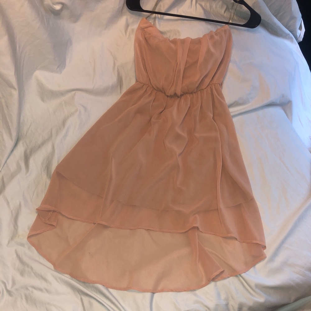 Strapless dress